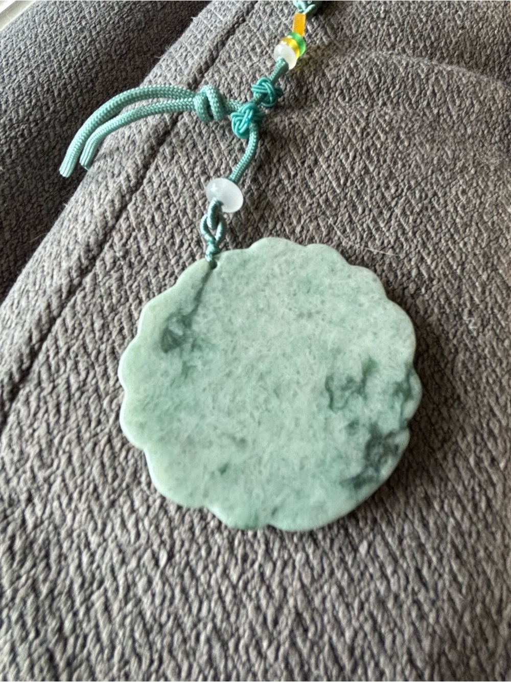 Jadeite Peacock Pendant - Picture 6 of 6